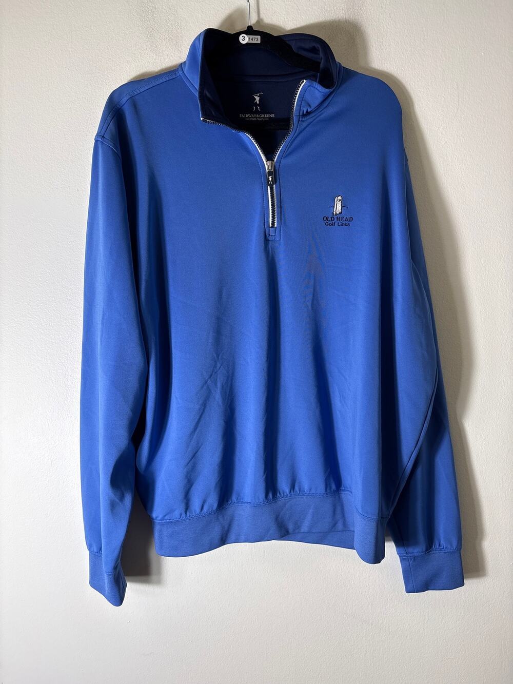 Fairway & Greene Old Head Golf Links Blue Pullover Sz XL